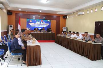 ‎Sinergi Lintas Sektor Amankan Nataru, Polres Gelar Rakor