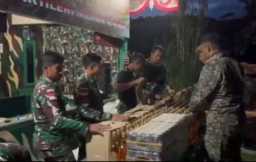 TNI Gagalkan Penyelundupan Miras dan Amunisi di Perbatasan Malaysia-RI