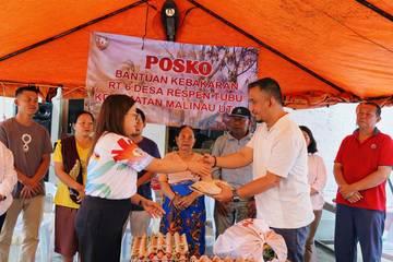 Santuni Korban Kebakaran, Rp51.800.000 Mengalir dari GOW Malinau