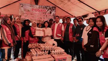 Aksi Kemanusiaan PMI Malinau, Rp10.000.000 untuk Korban Kebakaran