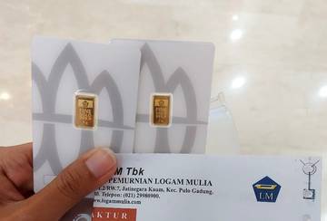 ‎Emas Antam Naik Rp167.000, Rebound Usai Koreksi Tajam