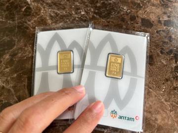 Dua Hari Harga Emas Antam Koreksi Rp117.000