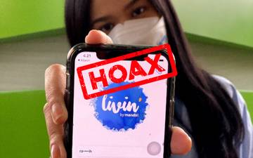 Hoaks Tautan Pendaftaran Undian untuk Pengguna Livin by Mandiri