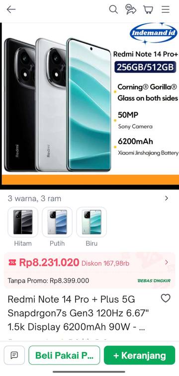 Redmi Note 14 Pro+ 5G Versi Global Resmi Diluncurkan, Hadir dengan Fitur Premium dan Desain Elegan
