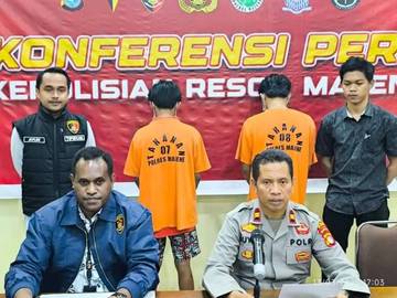 Polres Majene Amankan Dua Terduga Pelaku Kejahatan