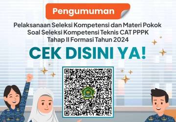 Kemenag Umumkan Jadwal dan Materi SKT PPPK 2024