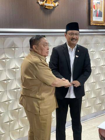 Wagub Sulbar Temui Kemensos, Bahas Strategi Pengentasan Kemiskinan