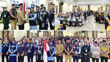 Embarkasi Makassar Resmi Berangkatkan 393 CJH Kloter 19 Asal Sulawesi Barat