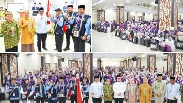 272 CJH Kloter 18 Sulbar Diberangkatkan ke Madinah