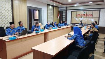 Perkuat Infrastruktur Berkelanjutan, Bapperida Rapatkan Strategi Pembangunan Daerah