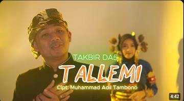 lirik lagu Tallemi - Takbir DA