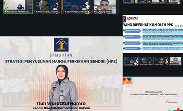 HPS Transparan Akuntabel, Kemenkum Sulbar Perkuat Kompetensi Pengadaan