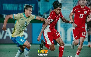 Piala Dunia U-17, Brasil Bungkam Indonesia 4-0