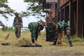 Kodim 1418 Mamuju Jaga Kelestarian Budaya Daerah  