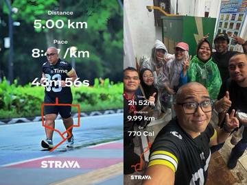 Lari di Bawah Bayang Pace Strava