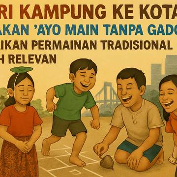 Gerakan Tanpa Gadget Buktikan Permainan Tradisional Masih Relevan