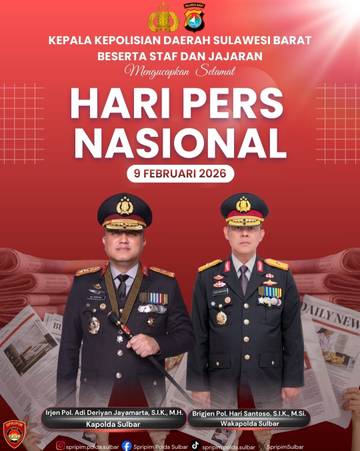 HPN Ke-80, Kapolda Sulbar Dukung Informasi Transparan Faktual
