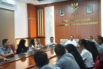 Kemenkum Sulbar Harap Perkuat Kerjasama Tim 