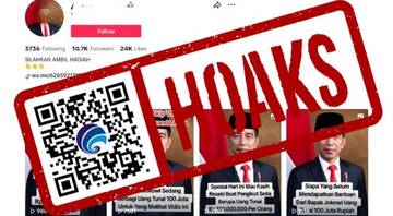Hoaks Akun Mengatasnamakan Presiden Jokowi Berisi Konten Giveaway
