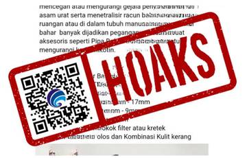 Hoaks Pipa Rokok Efektif digunakan sebagai Terapi Kesehatan