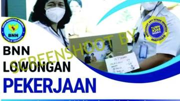 Hoaks Pengumuman Loker di Info Lowongan BNN 2024