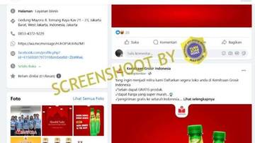 Hoaks Akun Facebook Kemitraan Grosir Mayora Group