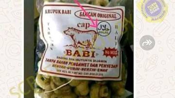 Hoaks Ditemukan Kerupuk Babi dengan Label Halal