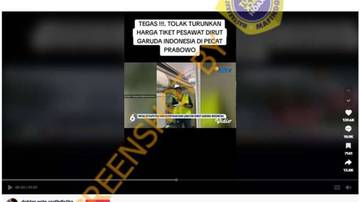 Hoaks Dirut Garuda Dipecat Presiden Prabowo