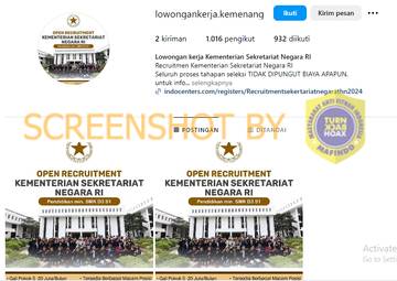 Hoaks Info Loker di Kementrian Sekretariat Negara