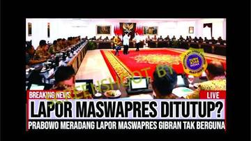 Hoaks Program Lapor Mas Wapres Ditutup