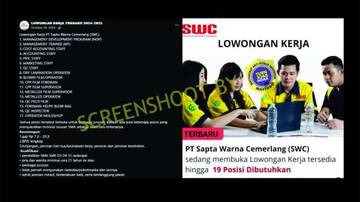 Hoaks Loker di Sapta Warna Cemerlang