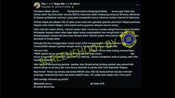 Hoaks BDCS Indonesia Memata-matai Percakapan Masyarakat