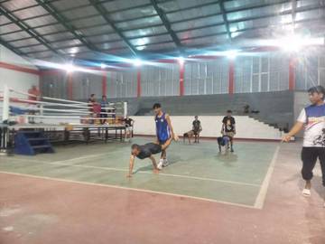 Cabang Olahraga Tinju Konsisten Lakukan Latihan 