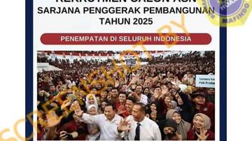 Hoaks Tautan Pendaftaran Calon ASN SPP BGN