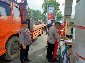 Pendistribusian BBM Bersubsidi, Polres Bitung  Berantas Mafia Solar 