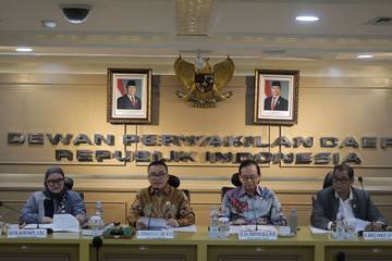 RDP BULD DPD RI Dengan Tiga Kementerian