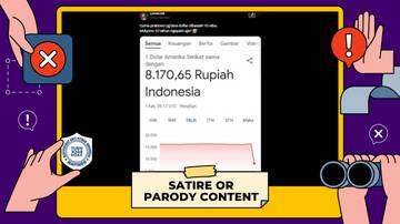 Hoaks Dollar Anjlok ke Rp. 8.170