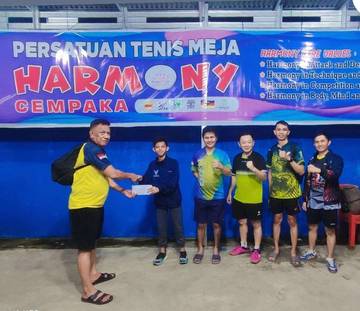 Pertandingan Tenis Meja Team Devisi 1 B Dan Devisi 2 