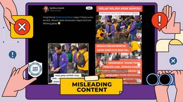 Hoaks Mahasiswa Bagi-bagi Uang ke Demonstran