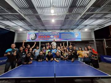 Pertandingan Tenis Meja Divisi 1 Sukses Dilaksanakan