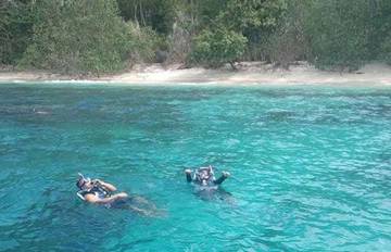 Pulau Virgin Likupang Minut "Surganya" Snorkling
