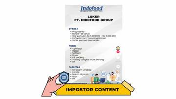 Hoaks Tautan Lowongan Kerja Indofood Group