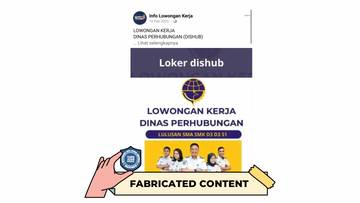 Hoaks Tautan Lowongan Kerja Dinas Perhubungan