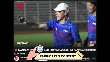 Hoaks Shin Tae-yong Kembali Pimpin Latihan Timnas Indonesia