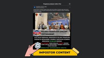 Hoaks Tautan dan Nomor WA Pengaduan Penipuan Online