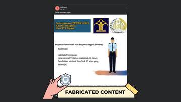 Hoaks Tautan Loker Pegawai Pemerintah Non Pegawai Negeri