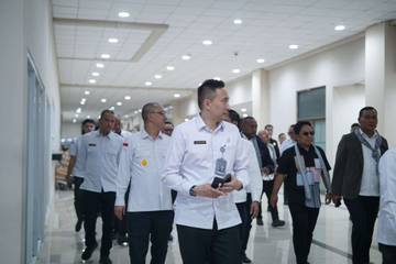 Komisi XIII DPR RI Lakukan Peninjauan TPI Bandara Internasional Sam Ratulangi Manado