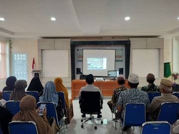 Jemaah Haji Asal Bolmong Mengikuti Bimbingan Manasik Haji Nasional