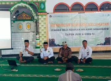 68 Calon Jemaah Haji Bolmong Mengikuti Pertemuan Ketujuh Manasik Haji