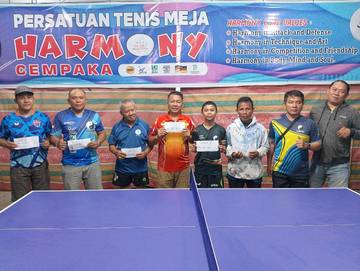 Turnamen "Tenis Meja Paskah Cup" Sukses Dilaksanakan